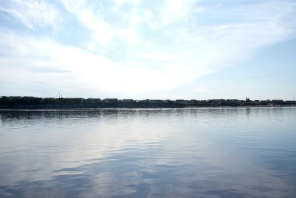 Горы ниже поселка Сангар