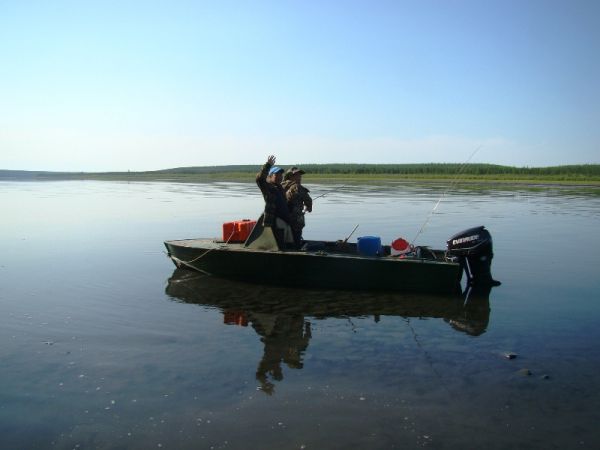 Рыбалка на притоках Лены