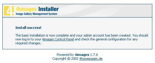 установка 4images