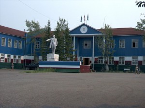 центр посёлка Хандыга