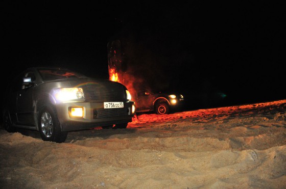 Тринадцатый Разбушлат — ночные гонки по берегу моря