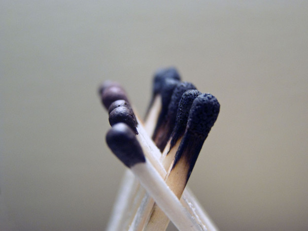 Сжёг без результата