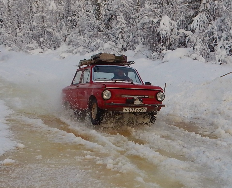 Наледи между Саранпаулем и Игримом