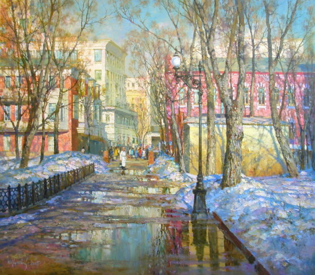 в романе Арбат ещё не пешеходный